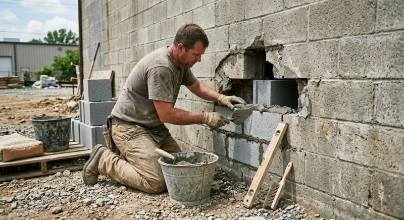Block Wall Repair in Rochester, MI