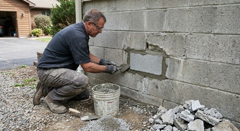 Block Wall Repair in Utica, MI