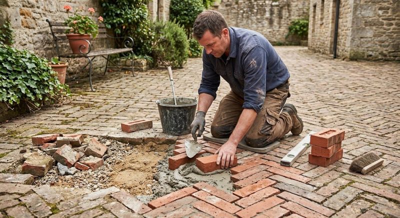 Brick Flatwork Repair in Auburn Hills, MI