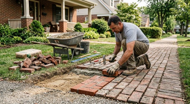Brick Flatwork Repair in Franklin, MI