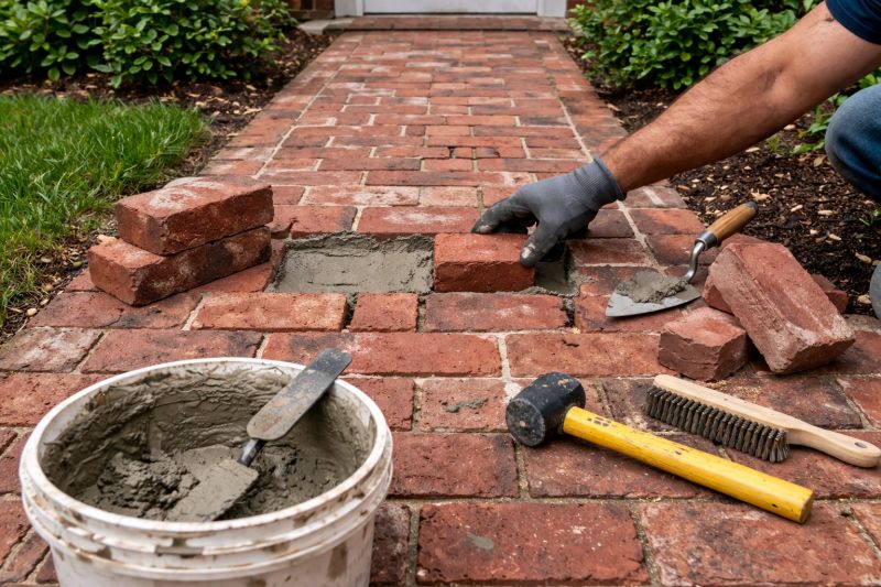 Brick Pathway Repair in Novi, MI