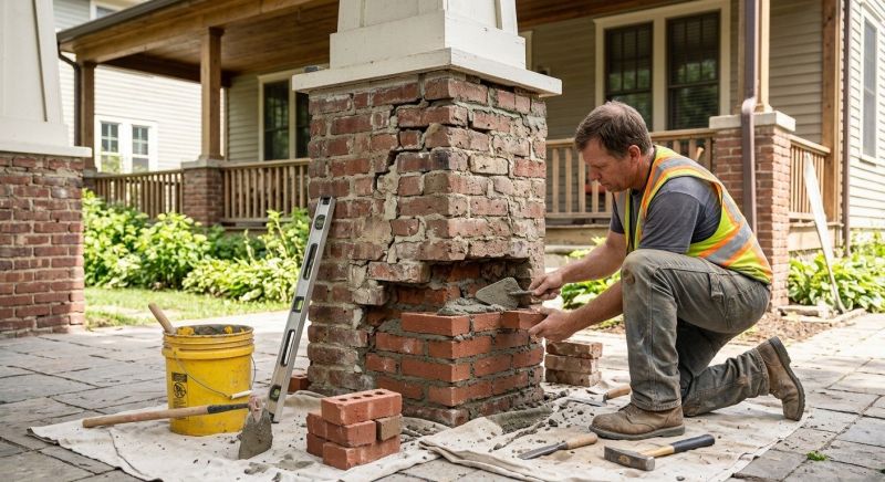 Brick Restoration in Franklin, MI