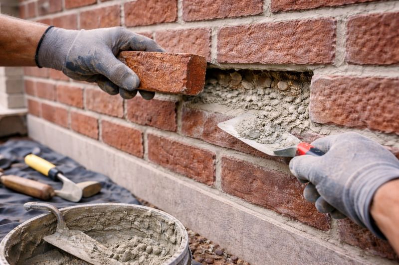 Brick Stairs Repair in Birmingham, MI