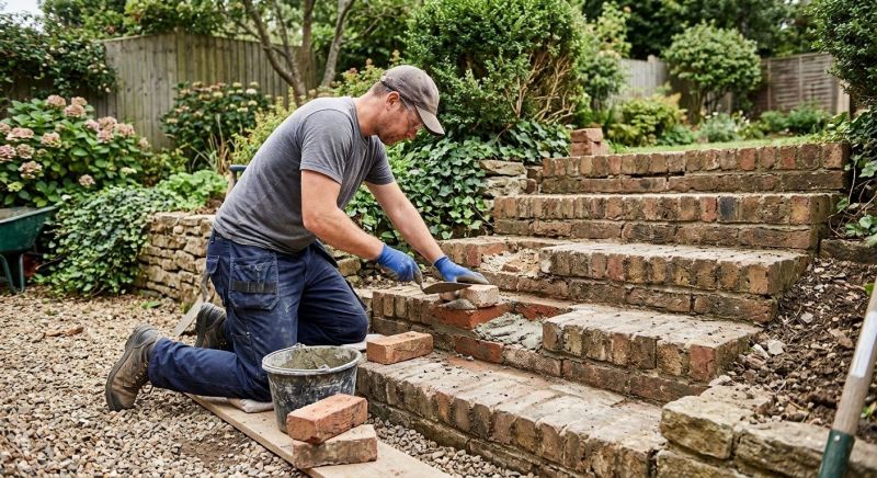 Brick Stairs Repair in Romulus, MI