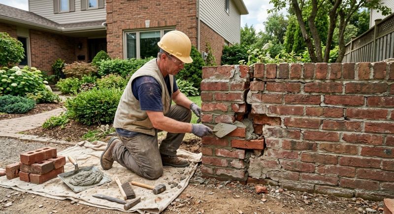 Brick Wall Repair in Belleville, MI