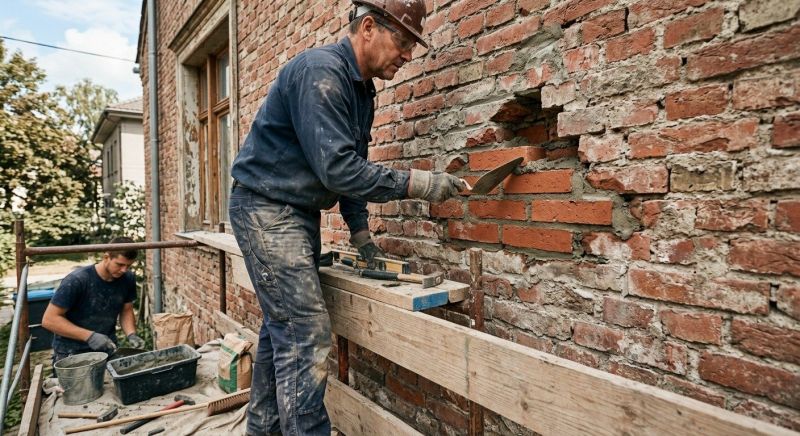 Brick Wall Repair in Dearborn, MI