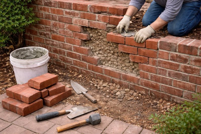 Brick Wall Repair in Oak Park, MI