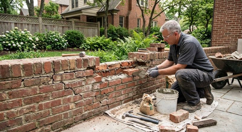 Brick Wall Repair in Southfield, MI
