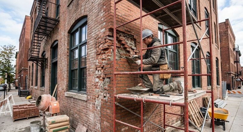 Commercial Brick Repair in Novi, MI