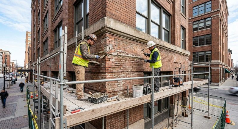 Commercial Masonry Repair in Detroit, MI