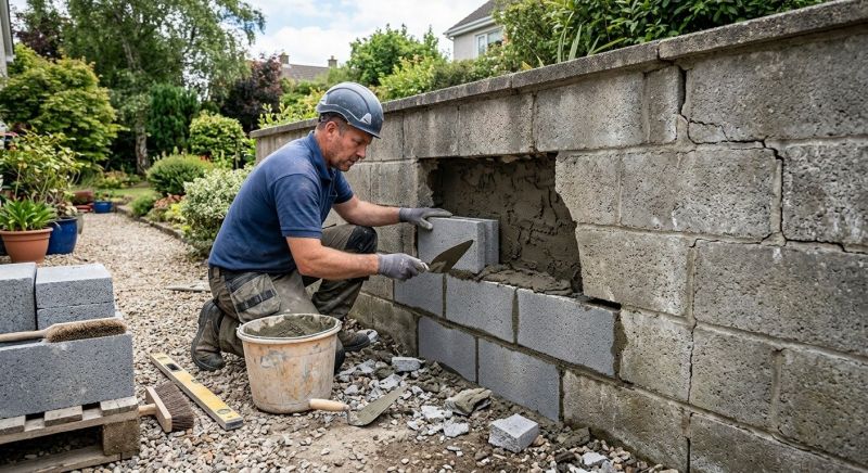 Concrete Block Repair in Auburn Hills, MI