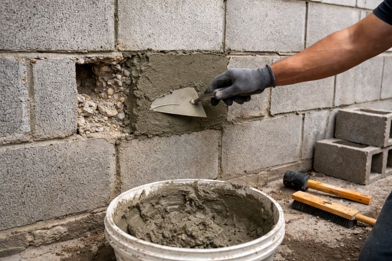 Concrete Block Repair in Huntington Woods, MI
