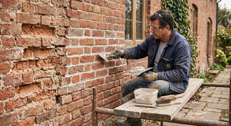 Porch Brick Repair in Novi, MI
