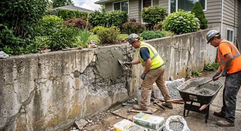Retaining Wall Repair in Belleville, MI