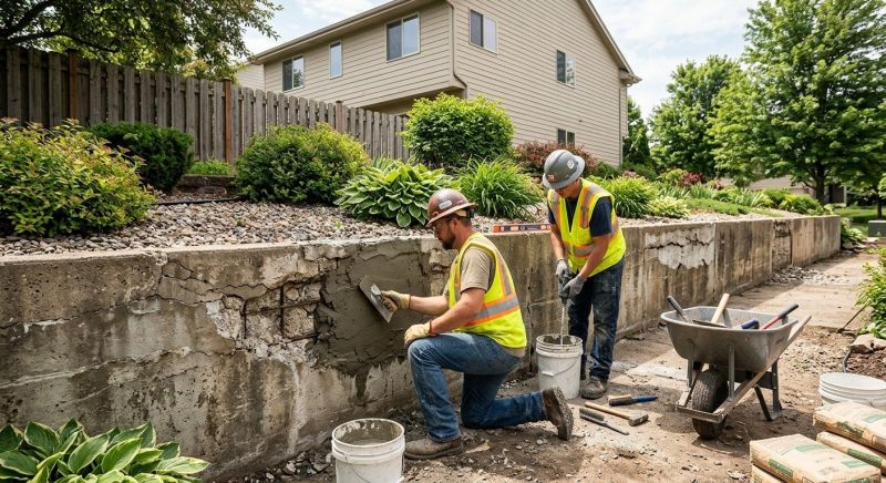 Retaining Wall Repair in Oakland County, MI