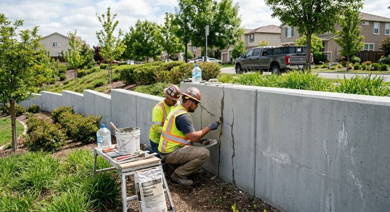 Retaining Wall Repair in Plymouth, MI