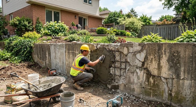 Retaining Wall Repair in Redford, MI