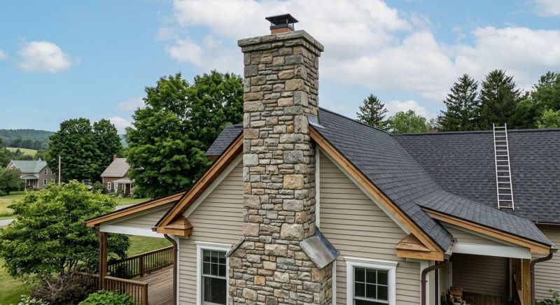 Stone Chimney Installation in Ferndale, MI