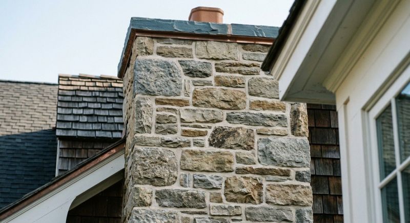 Stone Chimney Installation in Highland, MI