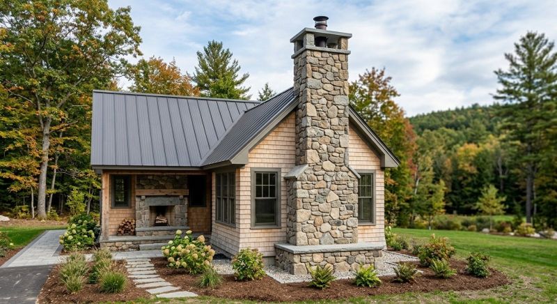 Stone Chimney Installation in Holly, MI