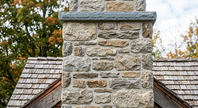Stone Chimney Installation in Redford, MI