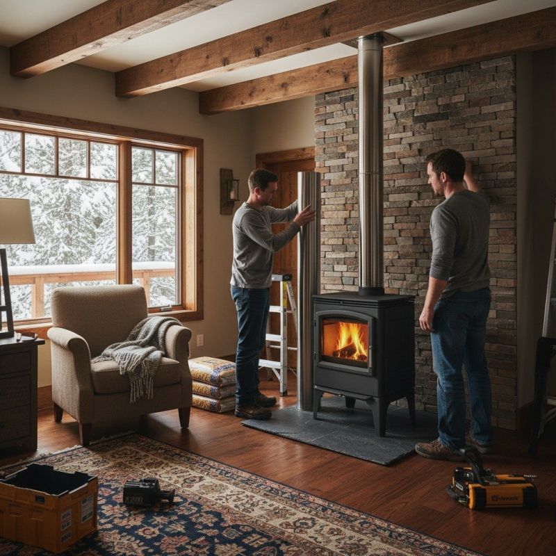 Stone Chimney Installation in Southgate, MI