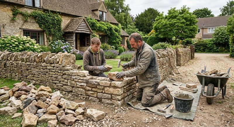 Stone Wall Repair in Canton, MI