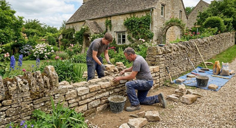 Stone Wall Repair in Plymouth, MI