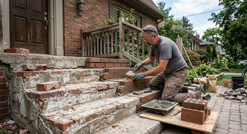 Stonework Repair in Davisburg, MI